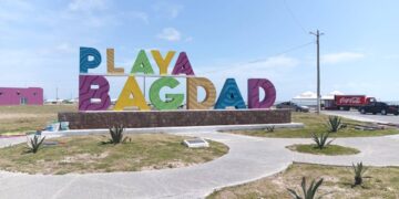 saldo blanco en Playa Bagdad