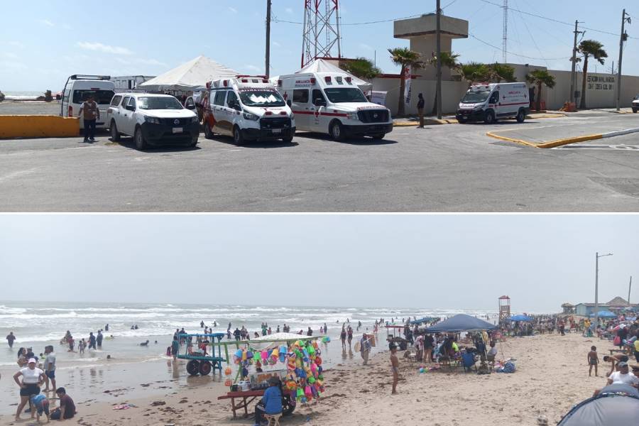 saldo blanco en Playa Bagdad