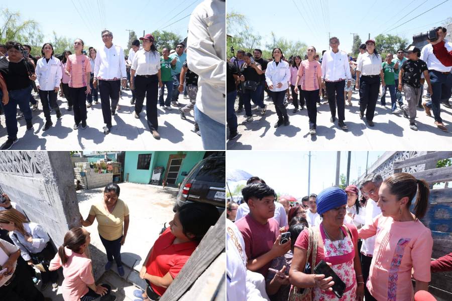 sheinbaum y villarreal en reynosa
