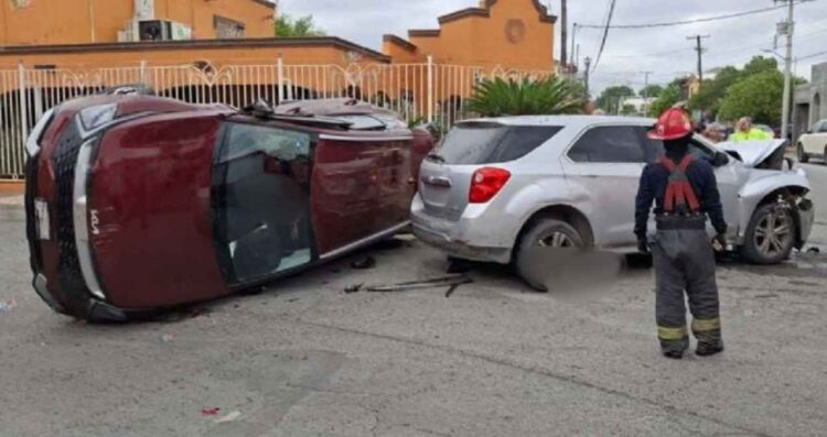 _sobrevive choque Nuevo Laredo