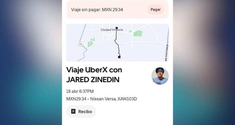 Uber cobros dobles en Ciudad Victoria