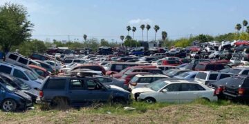 vehículos abandonados Matamoros