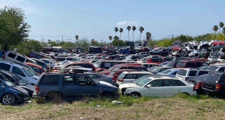 vehículos abandonados Matamoros