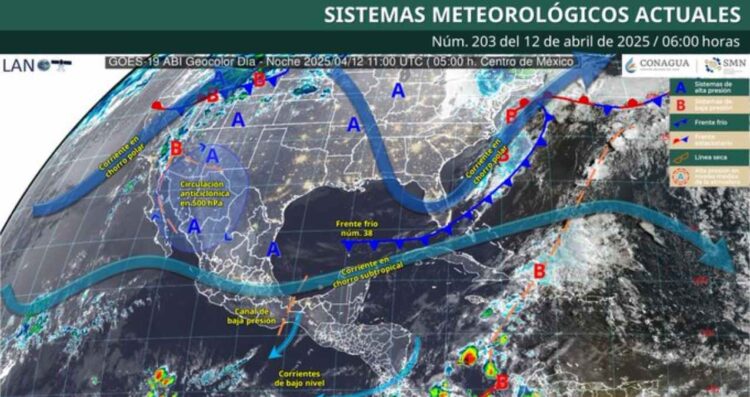 ¿Cómo estará el clima en México este sábado 12 de abril