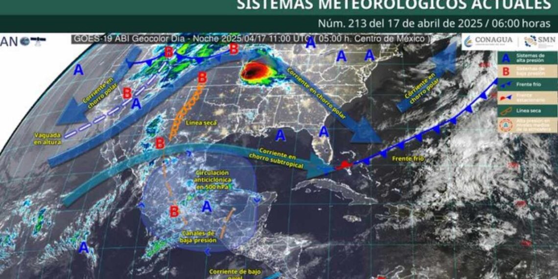 ¿Cómo estará el clima en tu estado este jueves 17 de abril
