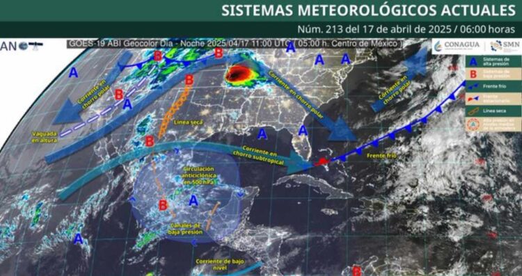 ¿Cómo estará el clima en tu estado este jueves 17 de abril