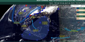 ¿Dónde habrá fuertes vientos y posible caída de aguanieve por el Frente Frío 37?