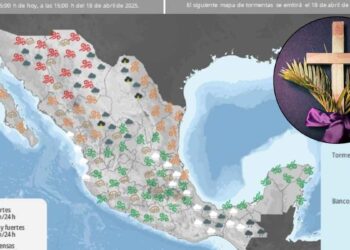 ¿Lloverá este Viernes Santo Estos estados podrían tener lluvias, según el SMN