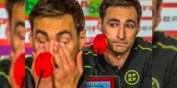 Árbitro de la Copa del Rey rompe en llanto en rueda de prensa