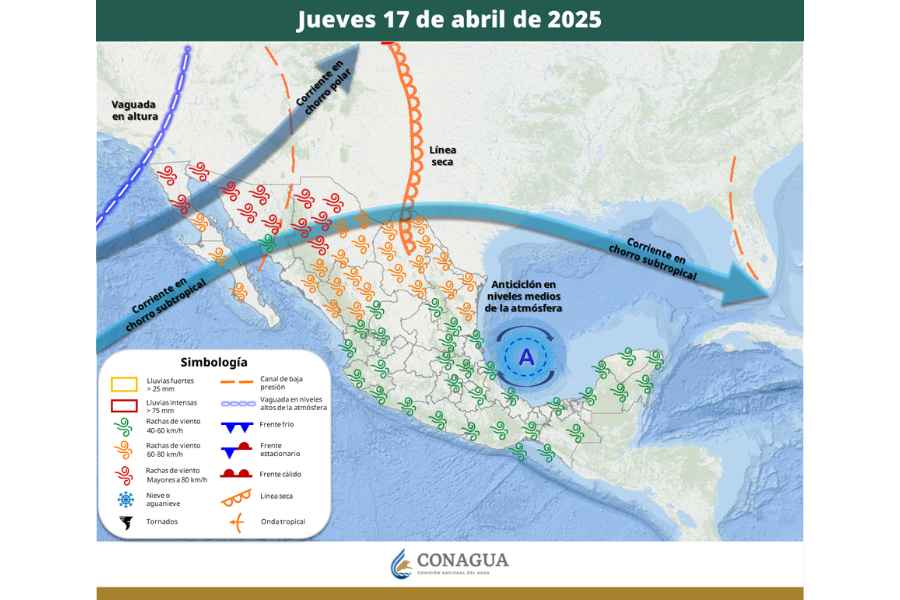¿Qué estados registrarán heladas y lluvias fuertes el Jueves Santo y Viernes Santo?