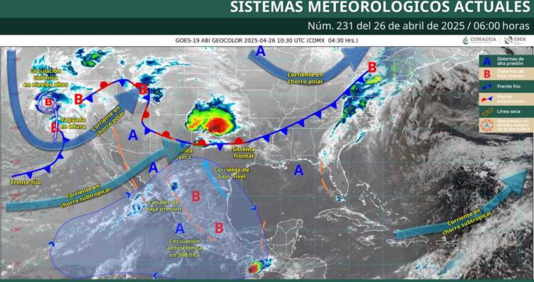 ¿Qué estados tendrán bajas temperaturas y lluvias este sábado según el SMN?