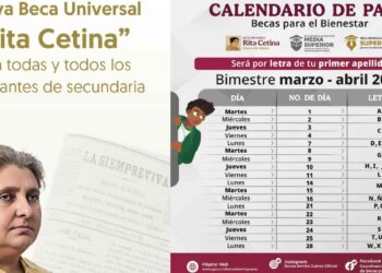 ¿Qué estudiantes recibirán la Beca Rita Cetina 2025 este viernes 4 de abril?