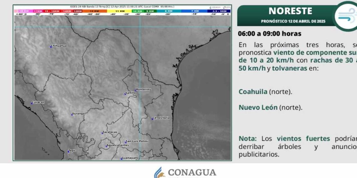 ¿Qué temperaturas alcanzará Tamaulipas este sábado 12 de abril