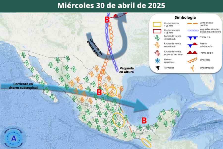 ¿Se esperan lluvias intensas en Nuevo León para este miércoles 30 de abril?