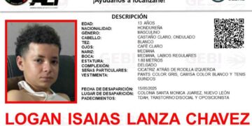 Adolescente hondureño desaparece en Juárez, Nuevo León