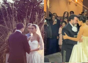 Ale y Eduardo Capetillo conmueven al bailar tema de Timbiriche en su boda