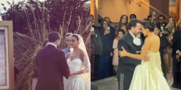Ale y Eduardo Capetillo conmueven al bailar tema de Timbiriche en su boda