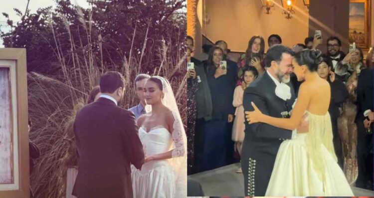 Ale y Eduardo Capetillo conmueven al bailar tema de Timbiriche en su boda
