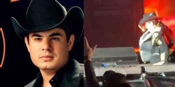Alfredo Olivas sufre aparatosa caída durante concierto en Los Mochis