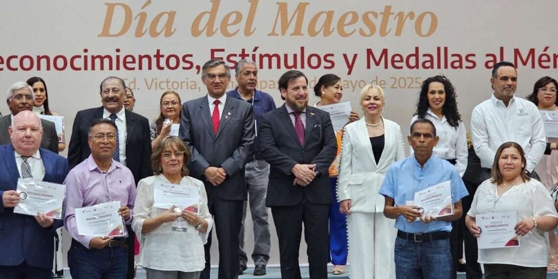 Américo Villarreal educación Tamaulipas