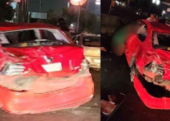 Aparatoso accidente en el Periférico Norte, Edomex, deja a un conductor sin vida