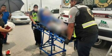 Atropellan a mujer de la tercera edad en el estacionamiento de un supermercado en Matamoros, Tamaulipas
