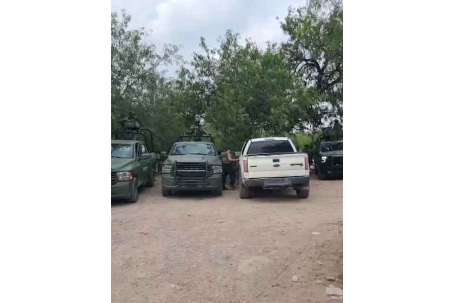 Autoridades resguardan predio en Reynosa donde fueron encontrados los integrantes del Grupo Fugitivo