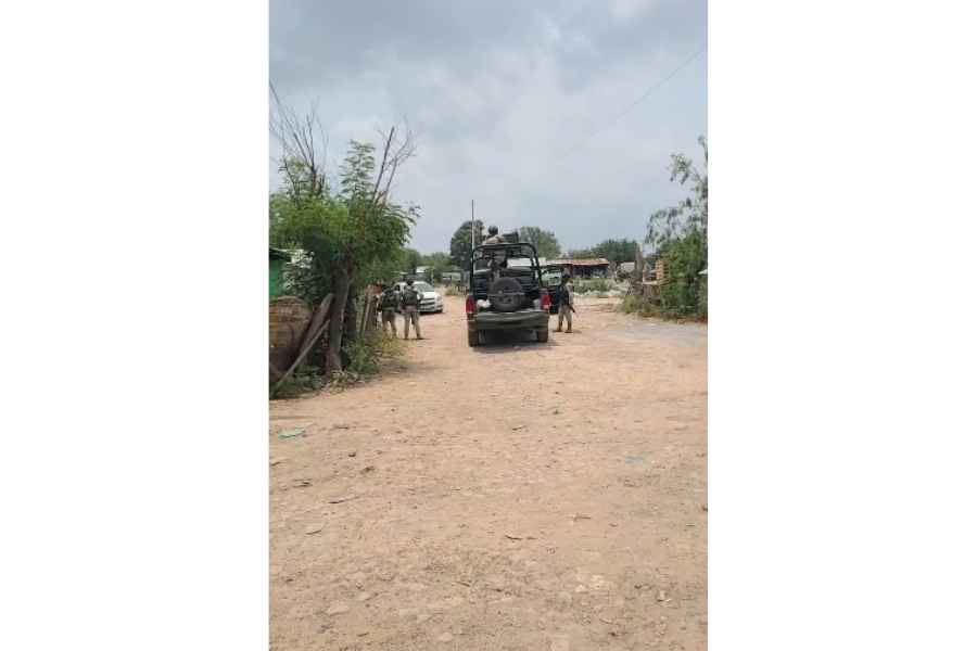 Autoridades resguardan predio en Reynosa donde fueron encontrados los integrantes del Grupo Fugitivo