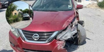 fuerte choque múltiple Nuevo Laredo