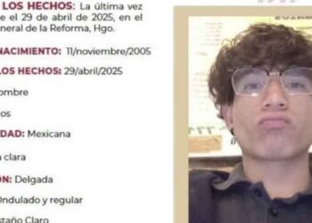 Buscan a Diego Olvera Gómez, joven de 19 años desaparecido en Hidalgo