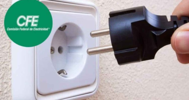 CFE aparatos desconectar