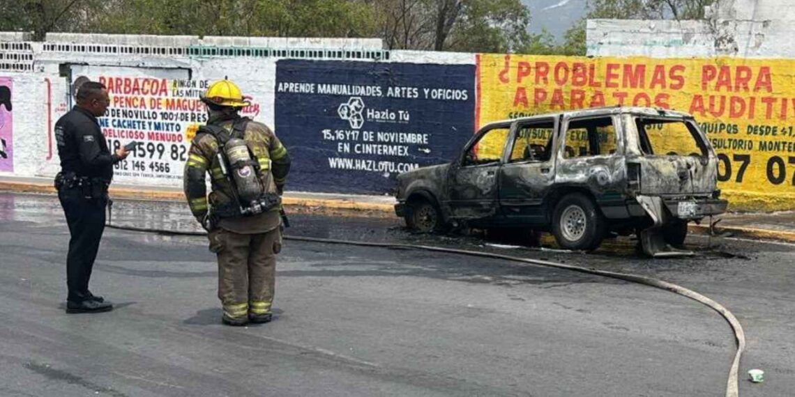 camioneta incendio Santa Catarina