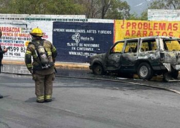 camioneta incendio Santa Catarina