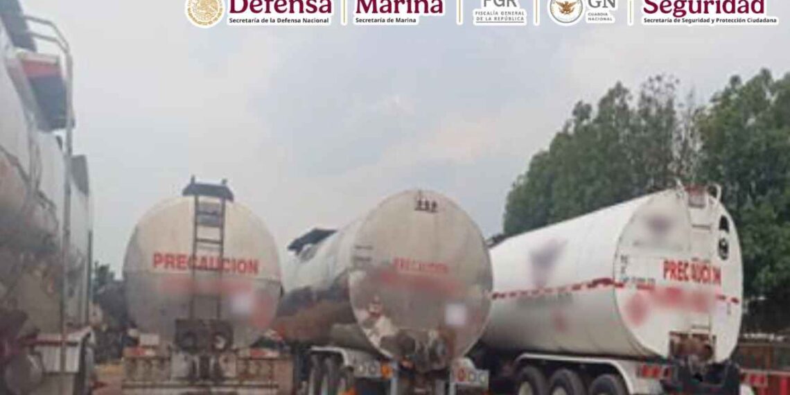 Capturan a 9 personas por robo de huachicol en Salamanca, Guanajuato