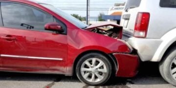 Carambola en Reynosa, Tamaulipas, deja una mujer lesionada con golpes leves