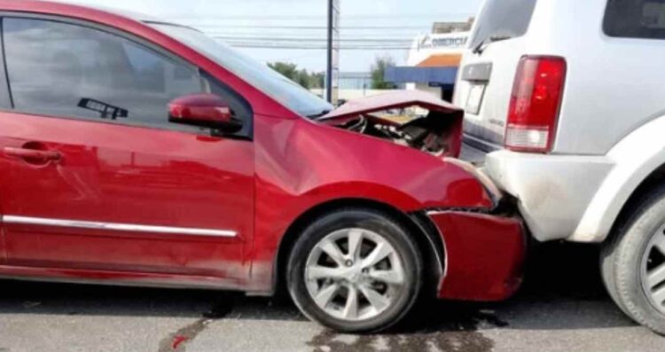 Carambola en Reynosa, Tamaulipas, deja una mujer lesionada con golpes leves