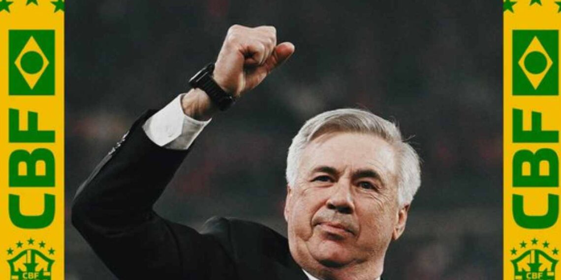 Carlo Ancelotti, nuevo seleccionador de Brasil para el Mundial 2026