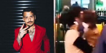 Christian Nodal es captado conviviendo con su hija Inti en México