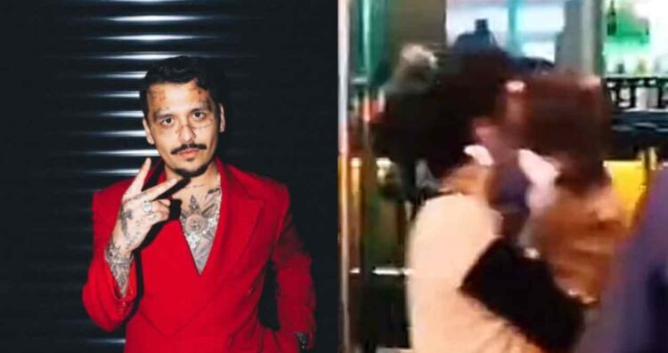 Christian Nodal es captado conviviendo con su hija Inti en México