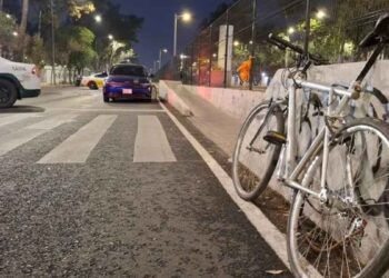 Ciclista muere Iztacalco