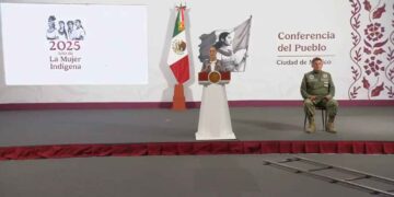 Claudia Sheinbaum realiza su conferencia sin la presencia de medios de comunicación tras la protesta de la CNTE en el Palacio Nacional