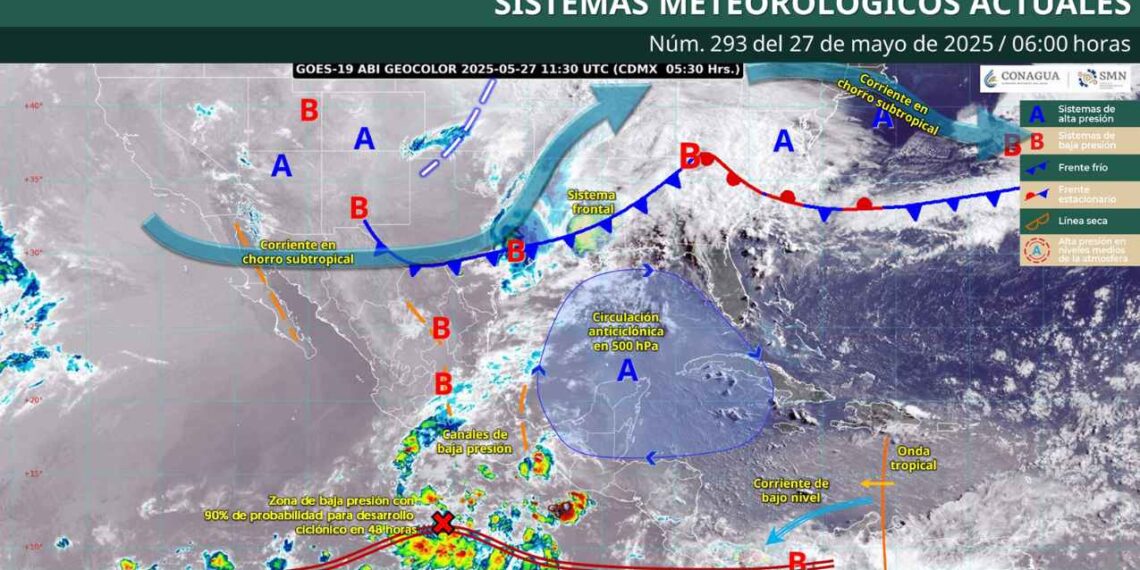 Clima 27 de mayo ¿Cómo afectará el nuevo frente frío en México?
