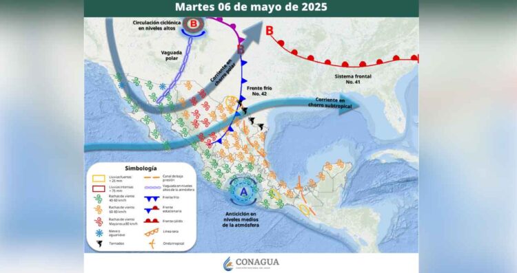 Clima 6 mayo México