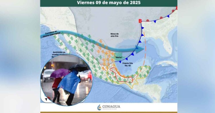 Clima 9 mayo México