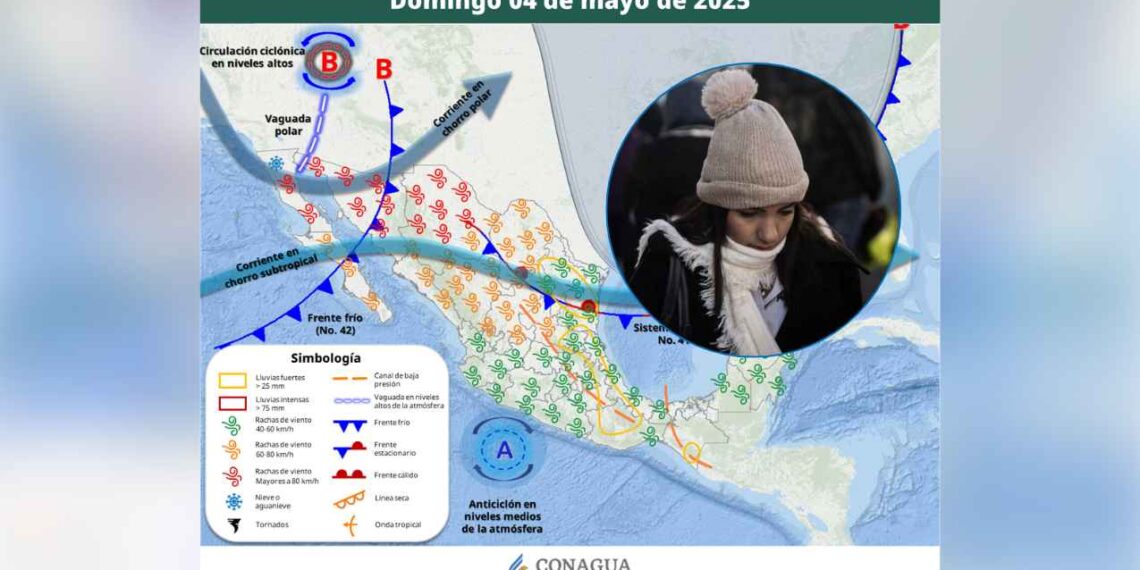 Clima México 4 mayo