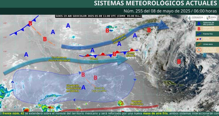 Clima en México: ¿Se esperan altas temperaturas o lluvias puntuales fuertes este 8 de mayo?
