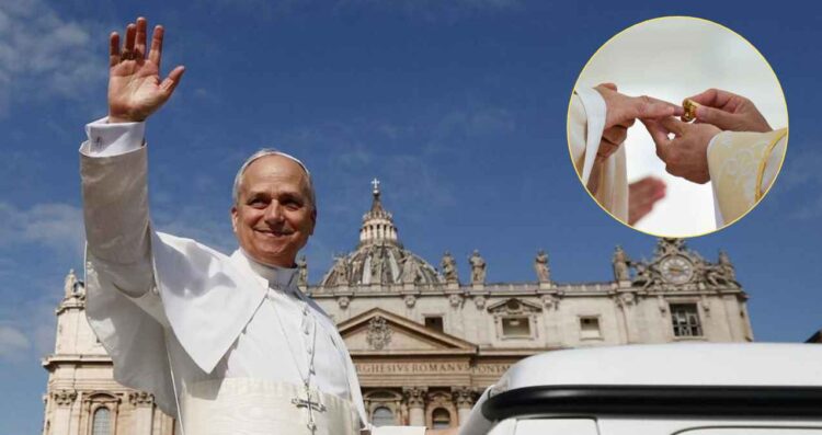 Con palio y anillo del Pescador, León XIV asume su papel como líder de la Iglesia católica