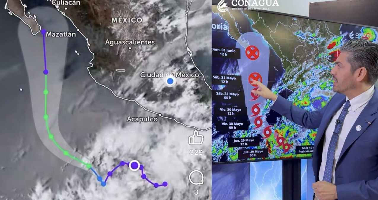Depresión Tropical Uno-E, primer Ciclón Tropical de 2025