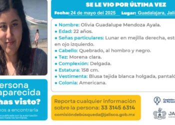 Desaparece estudiante de la Universidad de Guadalajara tras salir de un restaurante