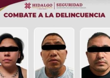 Detienen a tres presuntos extorsionadores que operaban en Pachuca y Tepeapulco